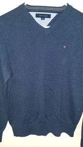 Men's V-Neck Tommy Hilfiger Sweater - Men's Medium